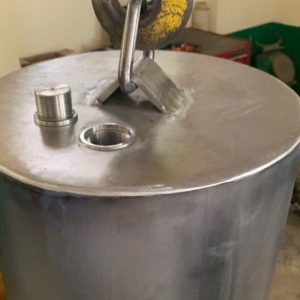 Quả cân chuẩn 500kg Inox 304 treo có hộc nêm để chì kiểm định